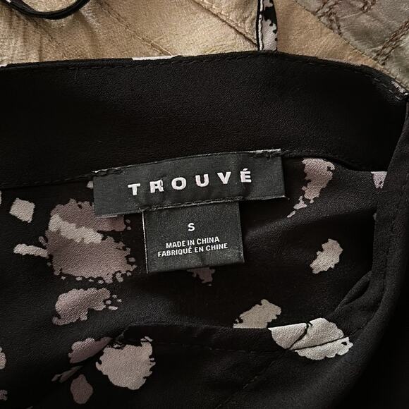 Trouve | Tunic Lace up Blouse Size S - Picture 9 of 10